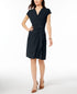Petite Faux-Wrap Dress